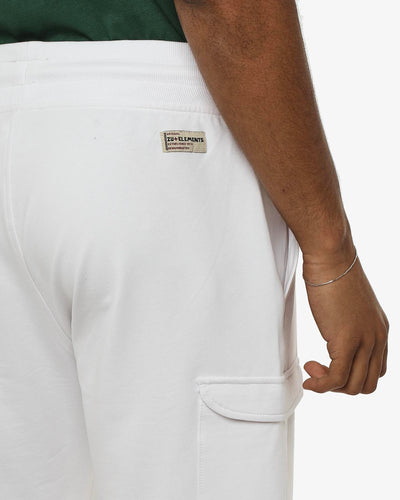 Bermuda in felpa con logo ricamato sul davanti