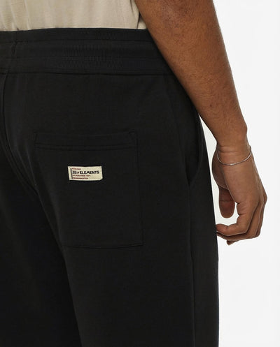 Pantaloni felpa con logo ricamato sul davanti, vita e fondo a coste