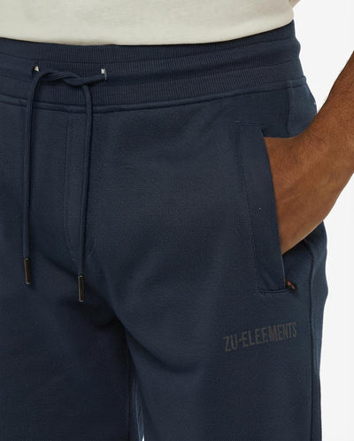 Pantaloni felpa in piquet con tasche con zip