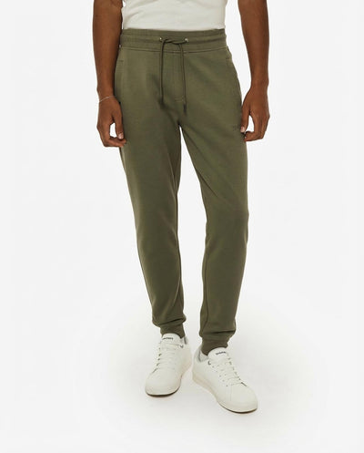 Pantaloni felpa in piquet con tasche con zip