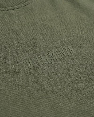 T-shirt girocollo maniche corte relaxed fit, taglio spalla e stampa frontale