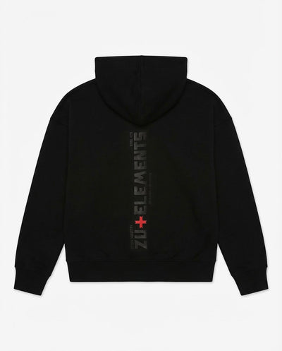 Felpa zip con cappuccio, logo stampato sul davanti e dietro, interno cappuccio in mesh