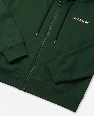 Felpa zip con cappuccio, logo stampato sul davanti e dietro, interno cappuccio in mesh