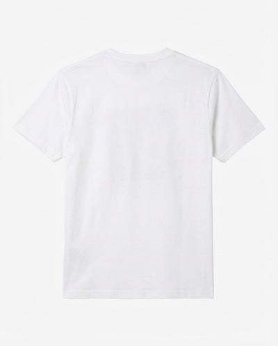 T-shirt girocollo maniche corte con stampa frontale – Black