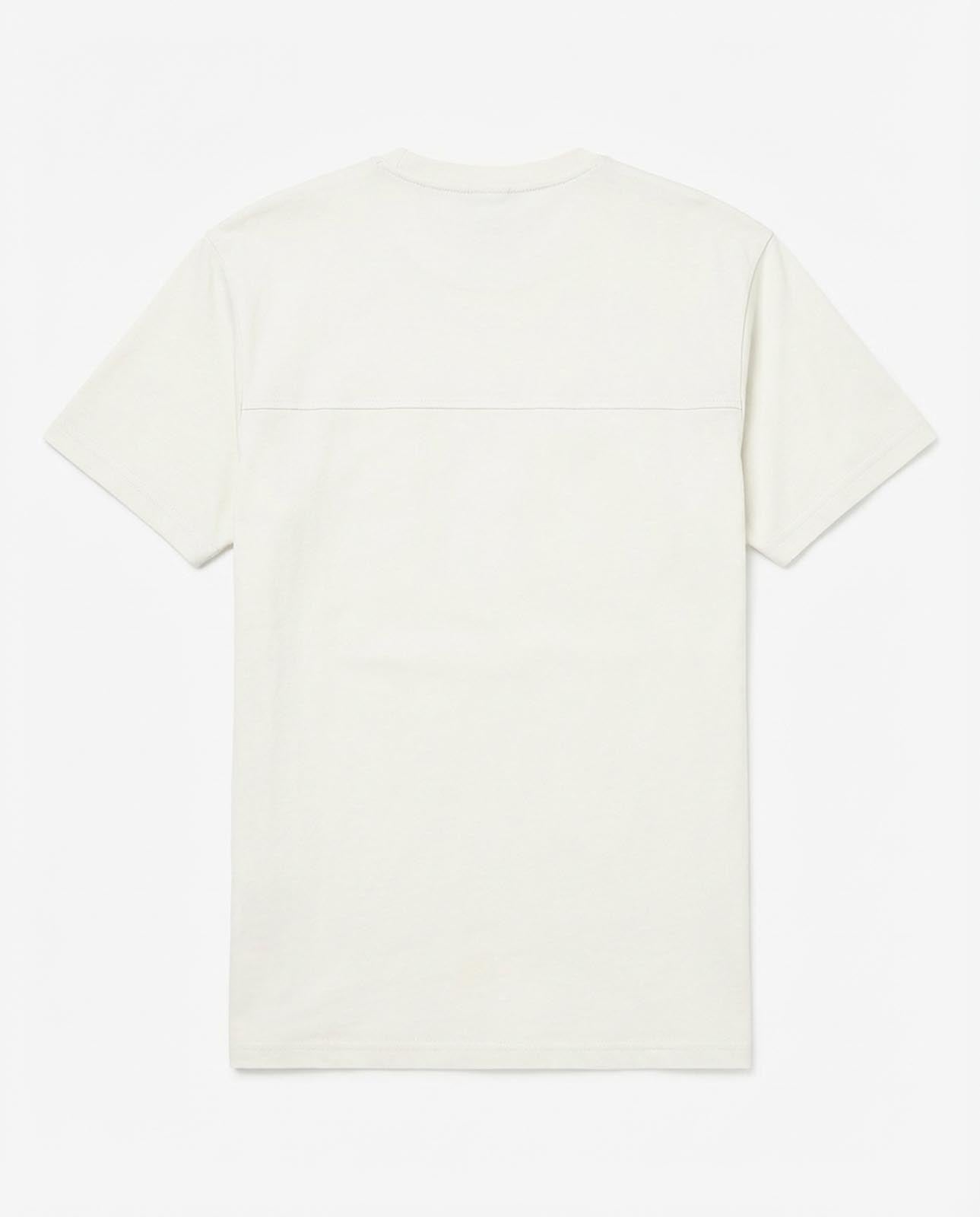 T-shirt girocollo maniche corte, ricamo lato cuore e taglio sul dietro