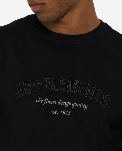 T-shirt girocollo maniche corte con applicazione frontale