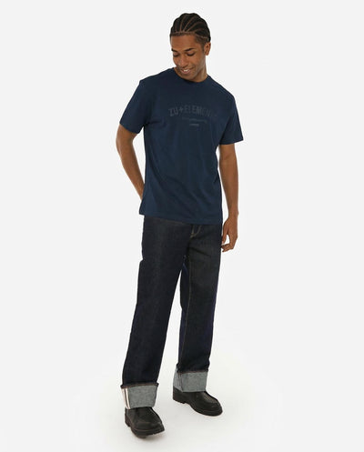 T-shirt girocollo maniche corte con applicazione frontale