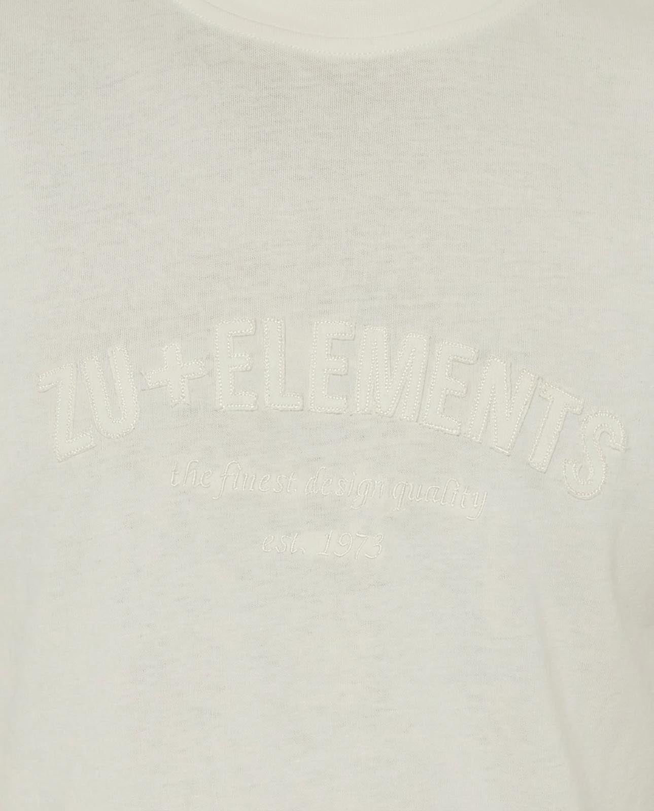 T-shirt girocollo maniche corte con applicazione frontale