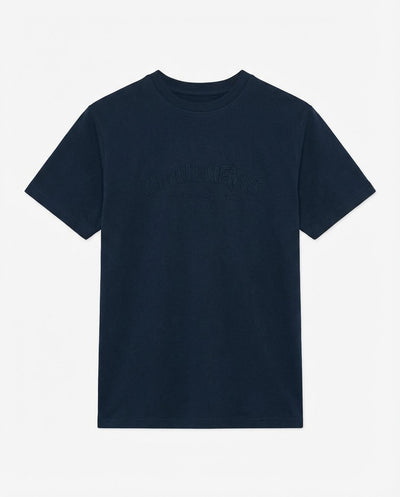 T-shirt girocollo maniche corte con applicazione frontale