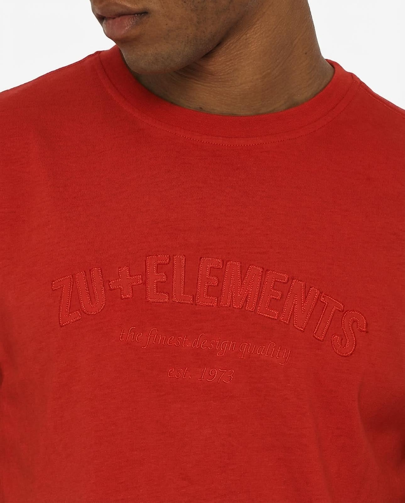 T-shirt girocollo maniche corte con applicazione frontale