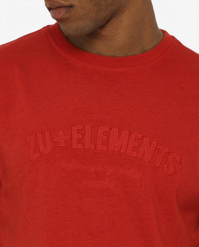 T-shirt girocollo maniche corte con applicazione frontale