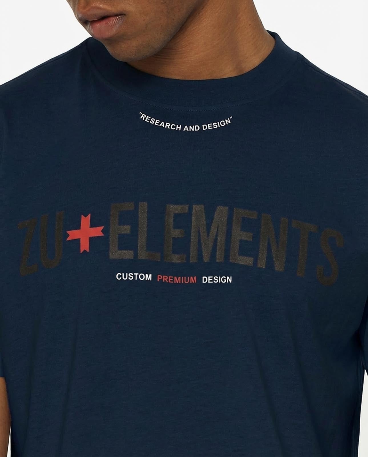 T-shirt girocollo maniche corte con logo frontale stampato