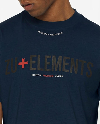 T-shirt girocollo maniche corte con logo frontale stampato