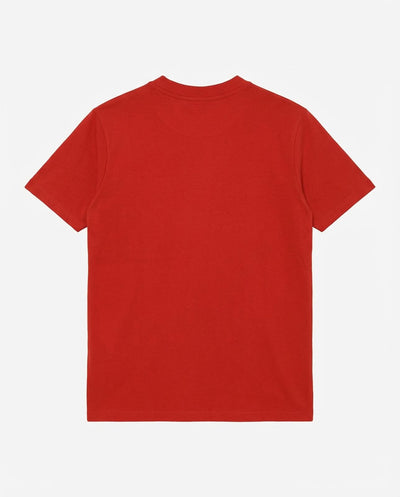 T-shirt girocollo maniche corte con logo frontale stampato