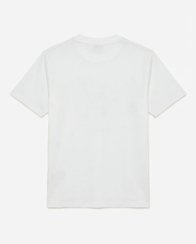 T-shirt girocollo maniche corte con logo frontale stampato