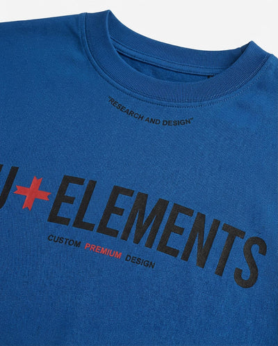 T-shirt girocollo maniche corte con logo frontale stampato