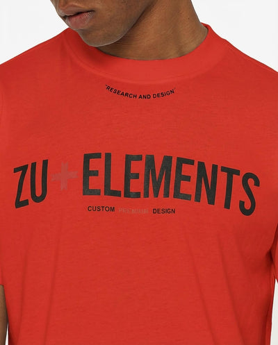 T-shirt girocollo maniche corte con logo frontale stampato