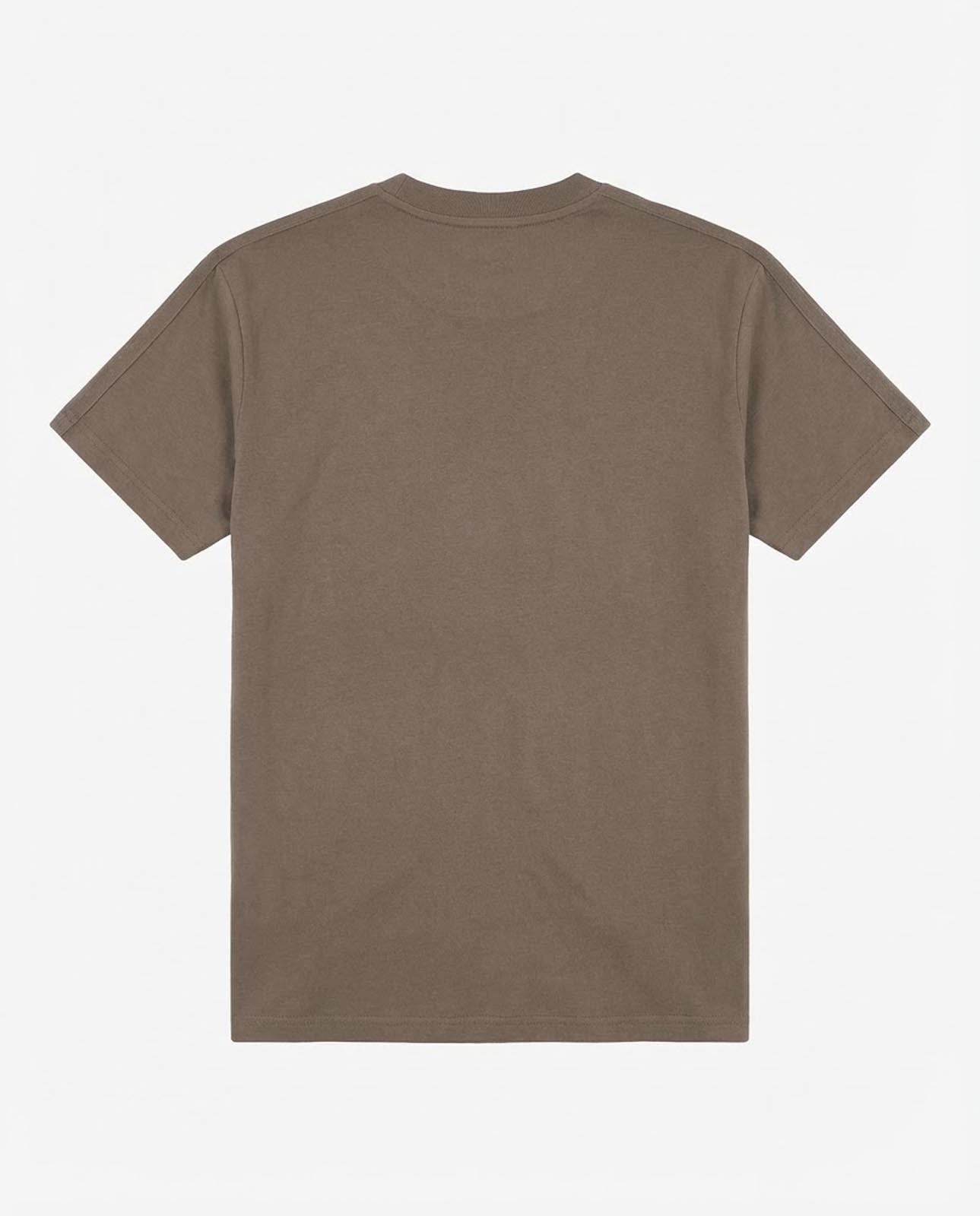 T-shirt girocollo maniche corte, stampa e ricamo frontale, bandina laterale in gross grain