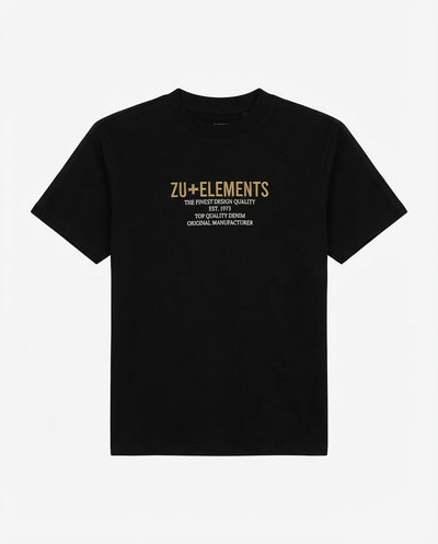 T-shirt girocollo maniche corte, stampa e ricamo frontale, bandina laterale in gross grain