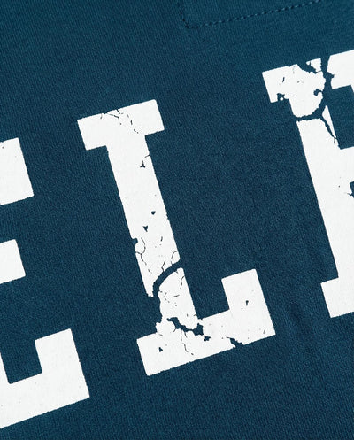 T-shirt girocollo maniche corte, logo stampato su maniche davanti e sul dietro