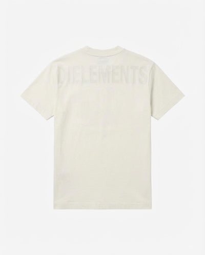 T-shirt girocollo maniche corte, logo stampato lato cuore in tono e stampa sul dietro