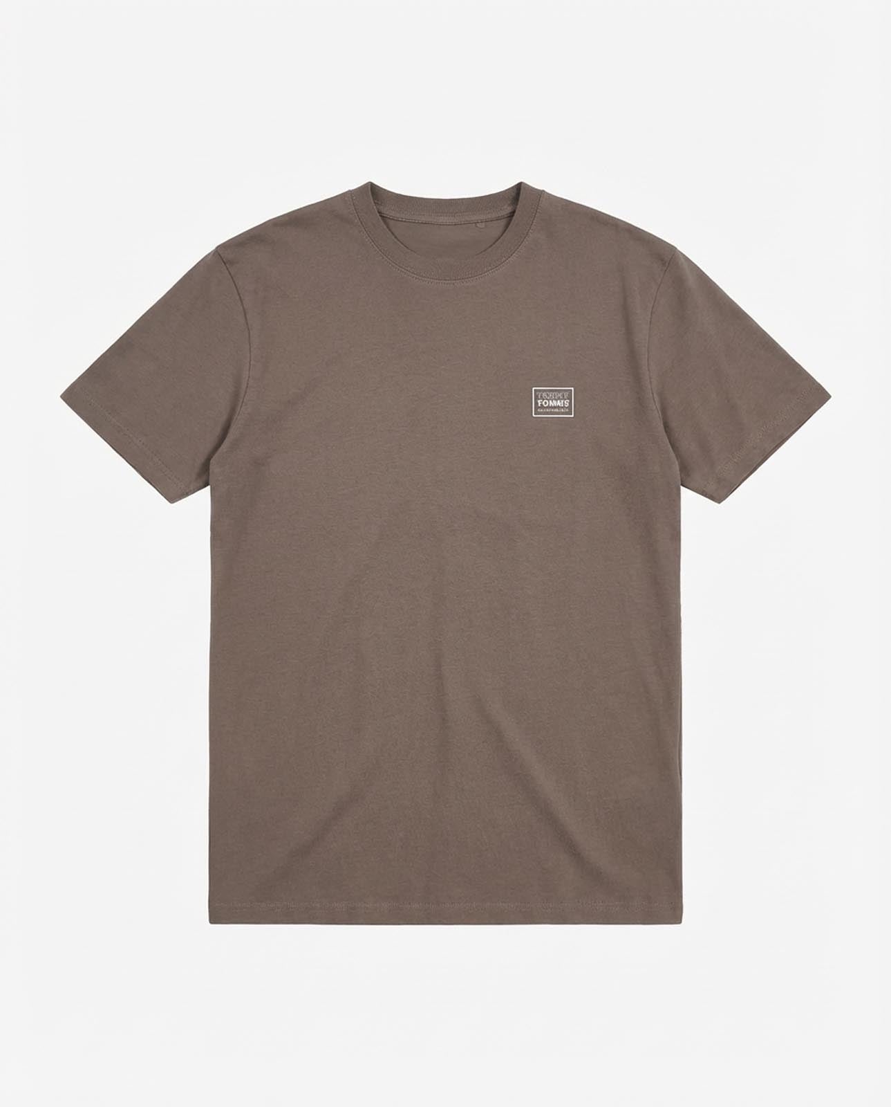 T-shirt girocollo maniche corte, stampa lato cuore e sul dietro – Optical Black