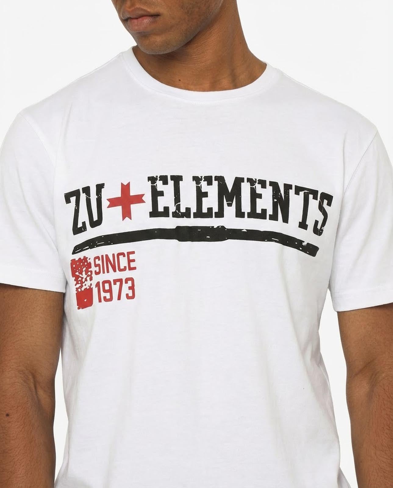 T-shirt girocollo maniche corte, stampa frontale, bandina laterale in gross grain applicata