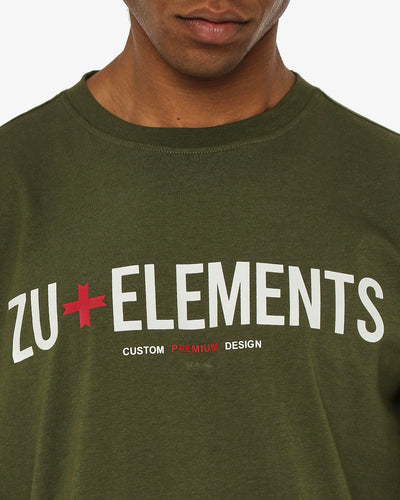 T-shirt manica lunga, logo frontale stampato, collo e polsi a coste