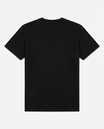 T-shirt maniche corte scollo a v, logo ricamato lato cuore