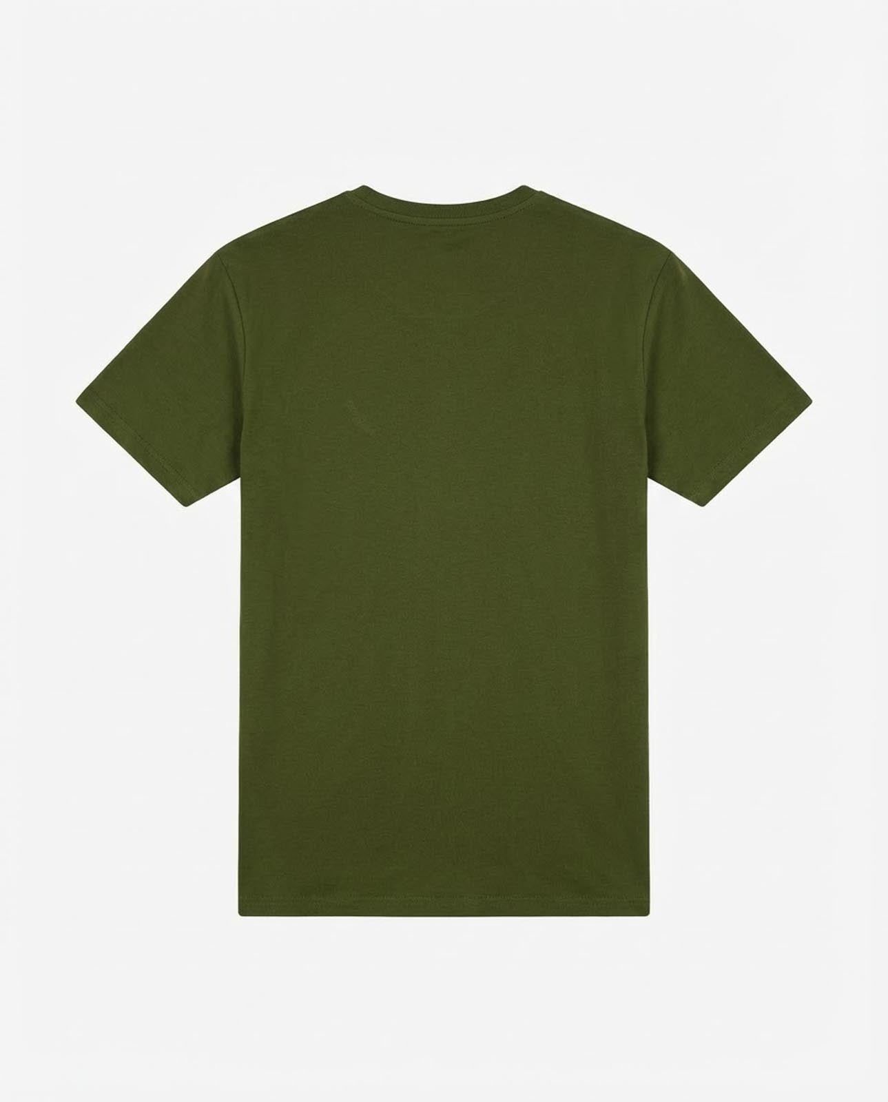 T-shirt maniche corte scollo a v, logo ricamato lato cuore