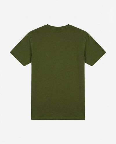 T-shirt maniche corte scollo a v, logo ricamato lato cuore