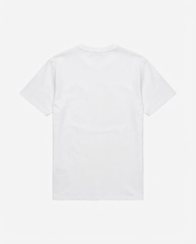 T-shirt maniche corte scollo a v, logo ricamato lato cuore