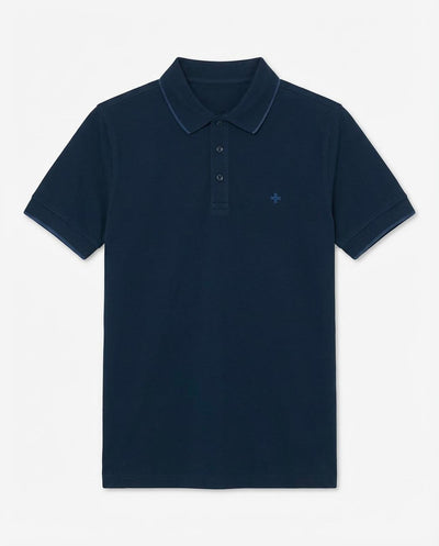 Polo in piquet elasticizzato