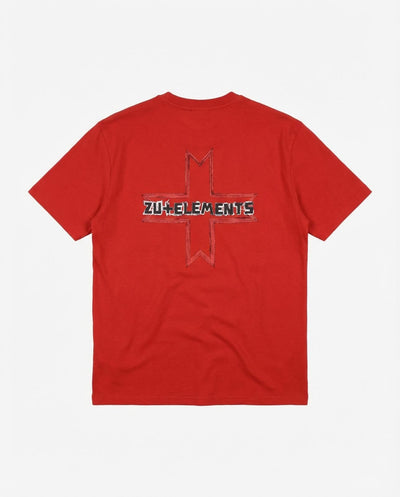 T-shirt girocollo maniche corte, stampa lato cuore logata