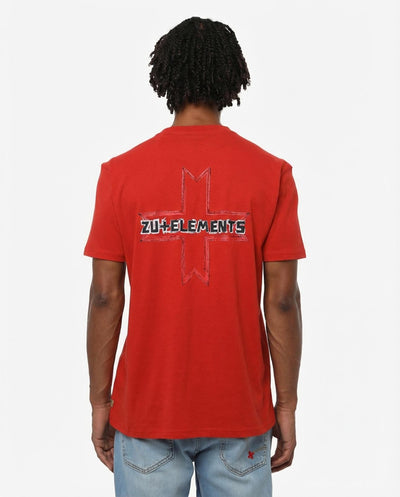 T-shirt girocollo maniche corte, stampa lato cuore logata