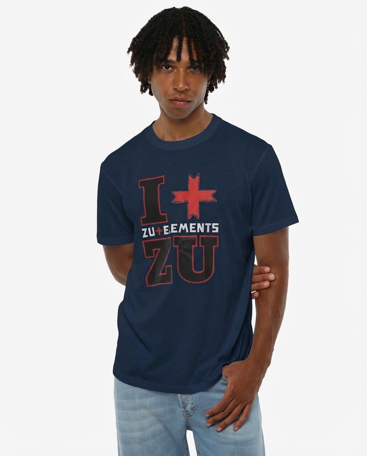 T-shirt girocollo maniche corte, stampa frontale logata