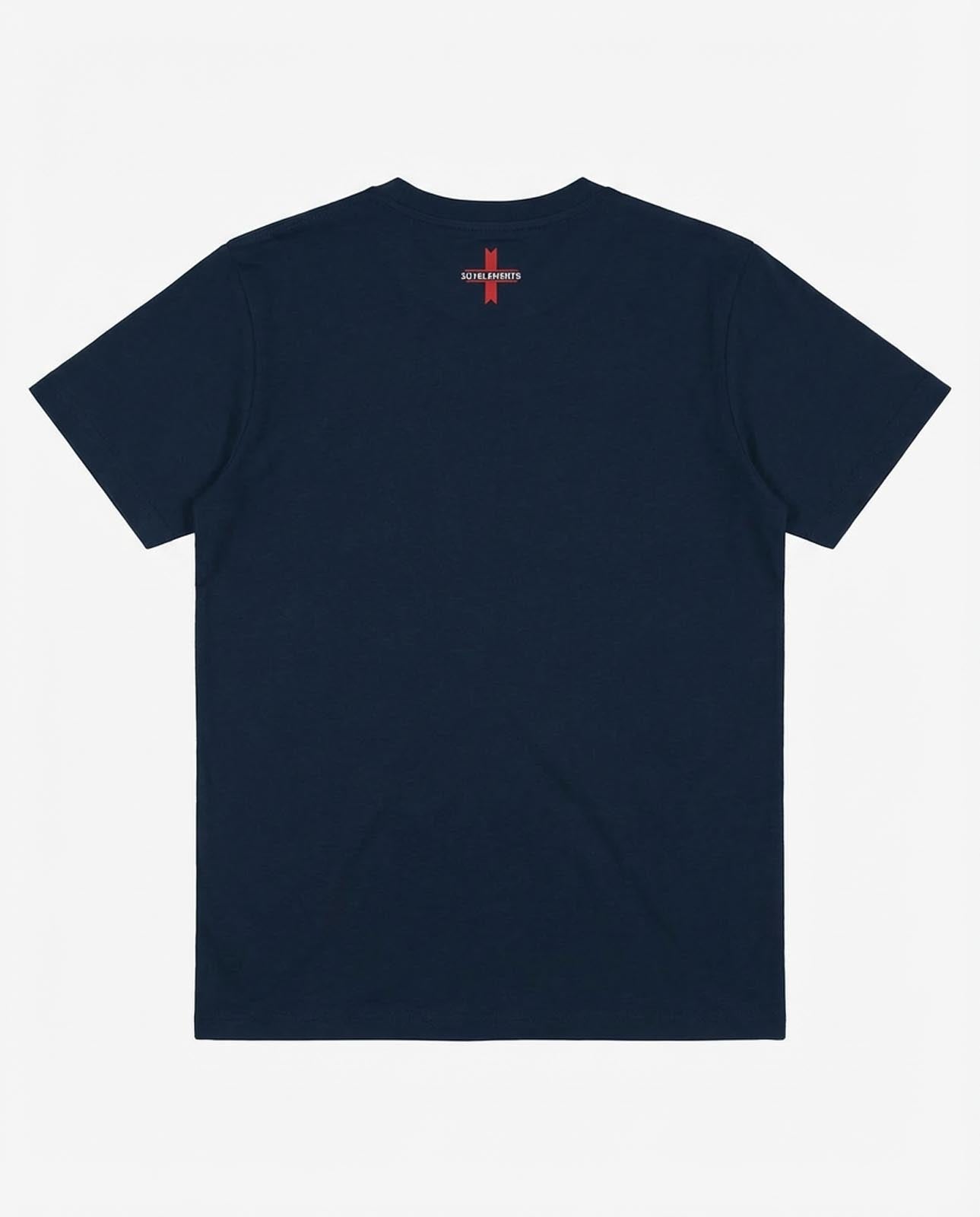 T-shirt girocollo maniche corte, stampa frontale logata