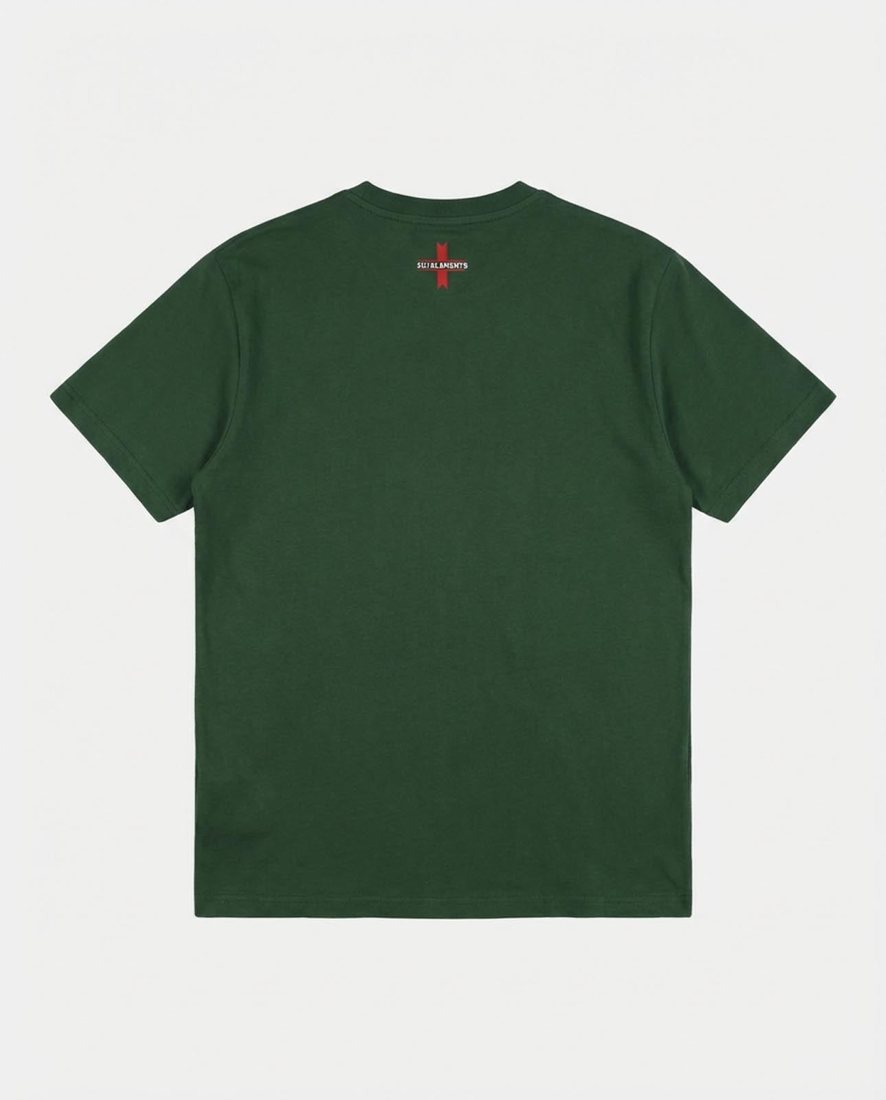 T-shirt girocollo maniche corte, stampa frontale logata