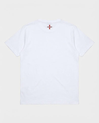 T-shirt girocollo maniche corte, stampa frontale logata