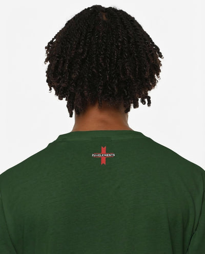 T-shirt girocollo maniche corte, stampa frontale logata