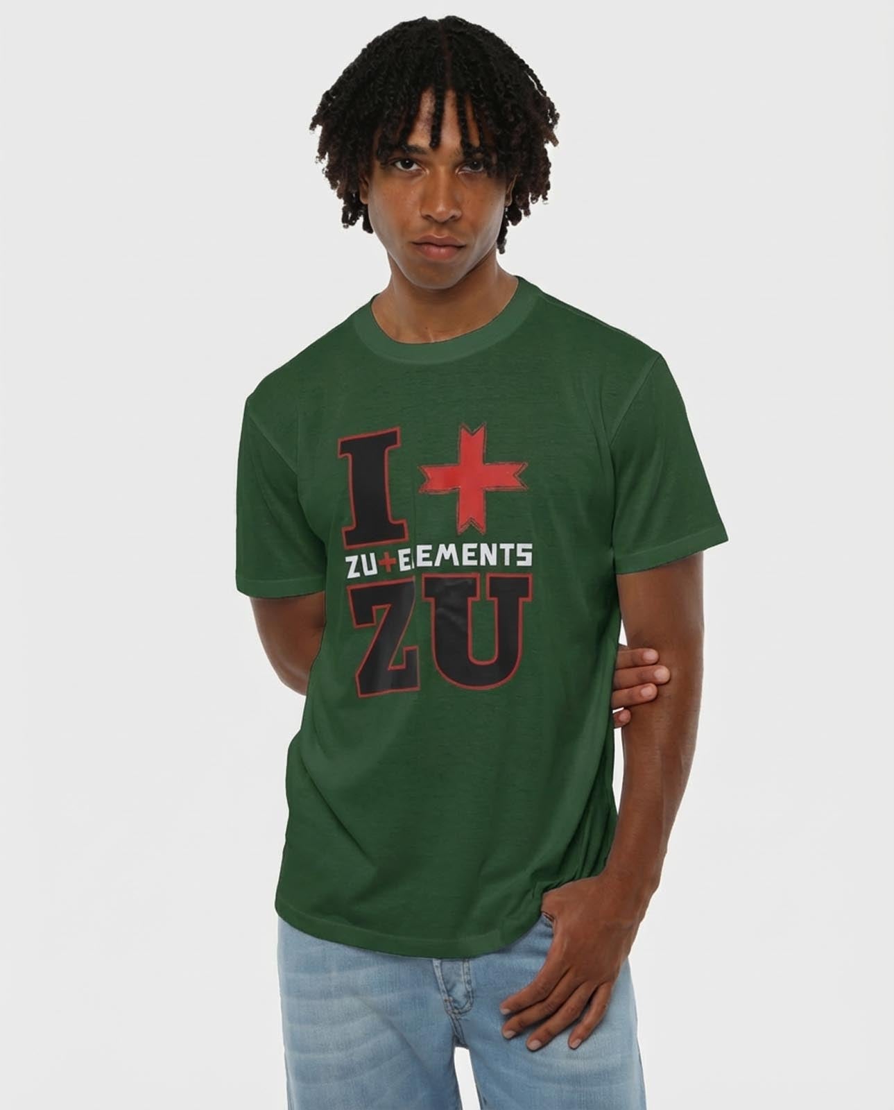 T-shirt girocollo maniche corte, stampa frontale logata