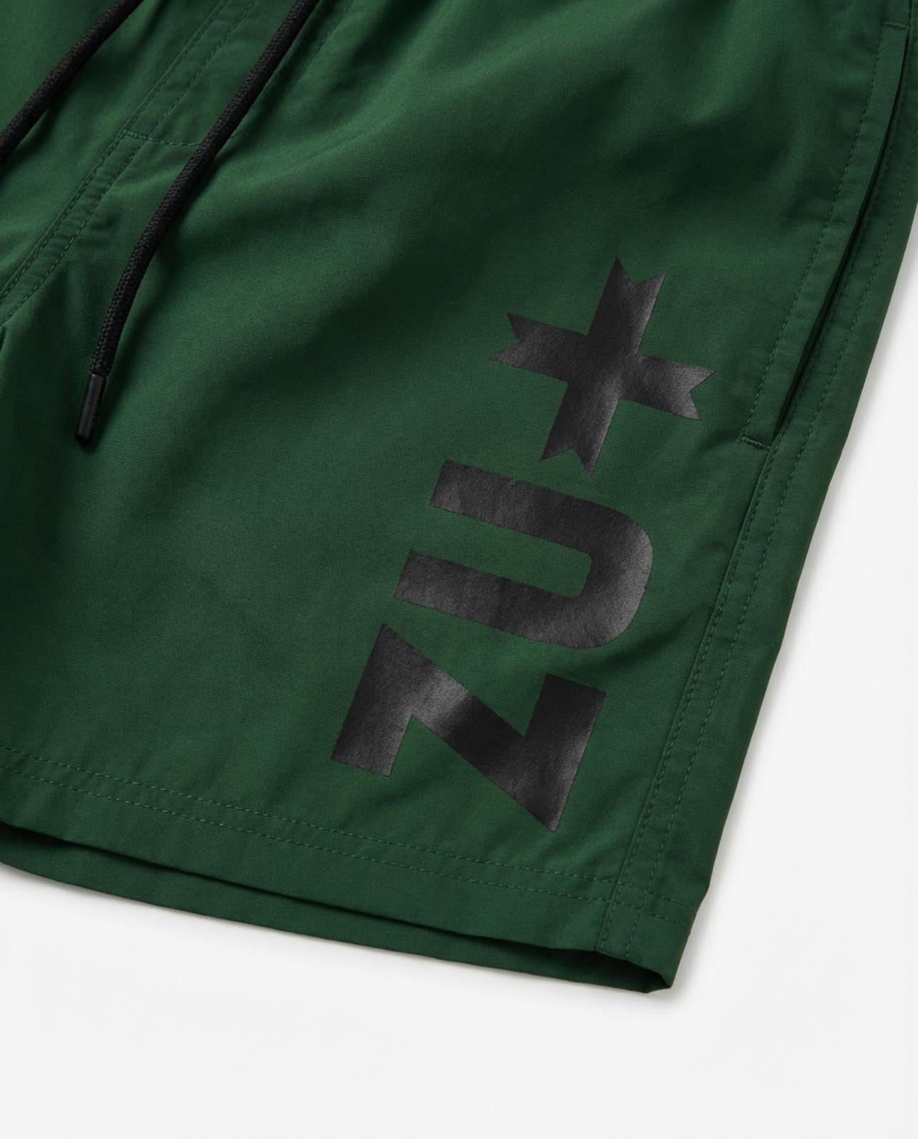 Costume da bagno con tasca posteriore e logo davanti