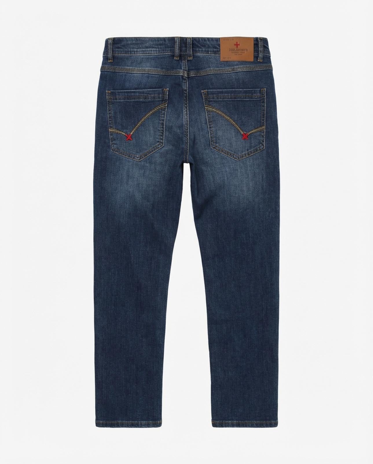 Jeans slim fit in tono medium blue