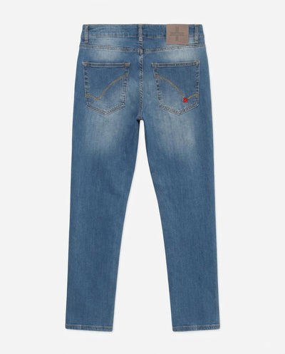 Jeans slim fit Sammy in tono light blu