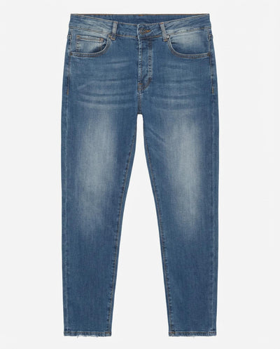 Jeans slim fit Sammy in tono light blu