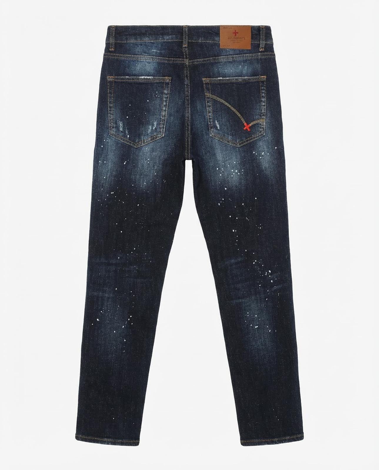 Jeans slim fit Sammy dark blue con piccoli strappi