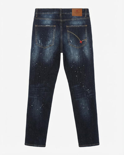 Jeans slim fit Sammy dark blue con piccoli strappi