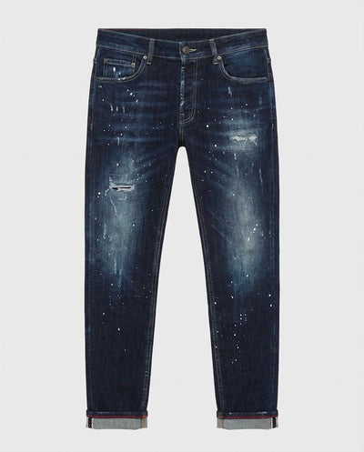 Jeans slim fit Sammy dark blue con piccoli strappi