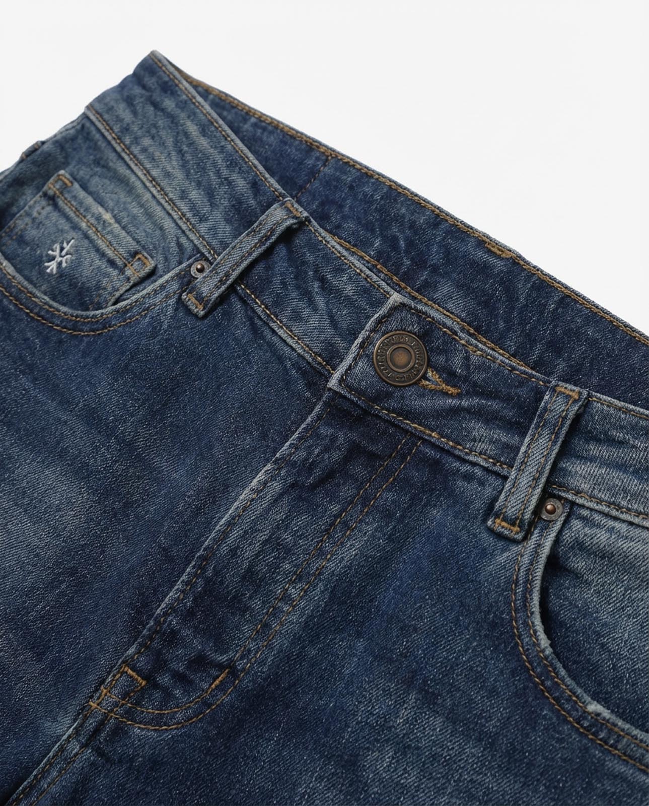 Jeans capri fit Cocker in tono sand blue