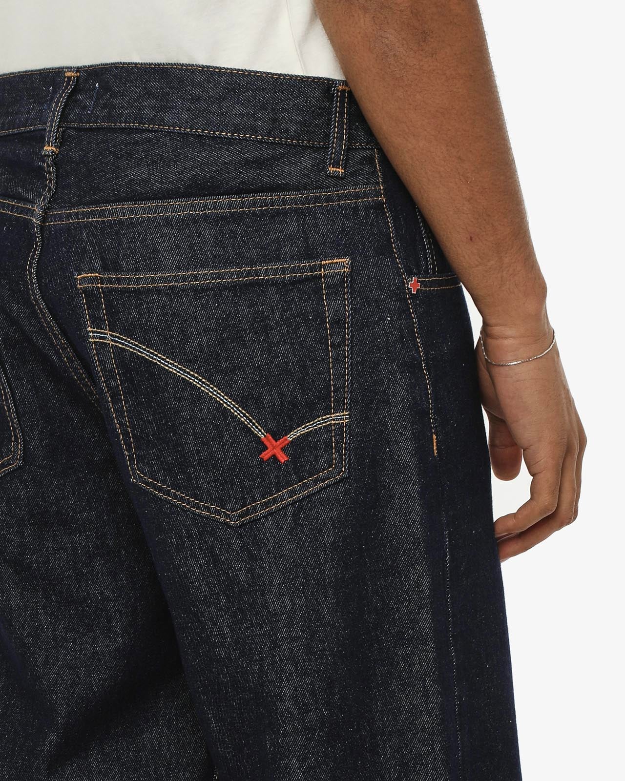 Jeans dad fit “Dustin” in tono deep blue